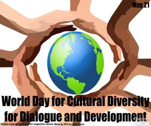 yapboz Dünya günü diyalog ve kalkınma kültürel çeşitlilik için